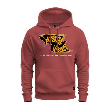 Imagem de Moletom Lostimile Blusa De Frio Com Capuz Tecido Macio - Nexstar, Bord