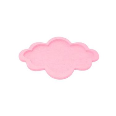 Imagem de Bandeja Nuvem Festa Decoração M 30x22x2 Kir 3un Madeira Mdf Pintado - 