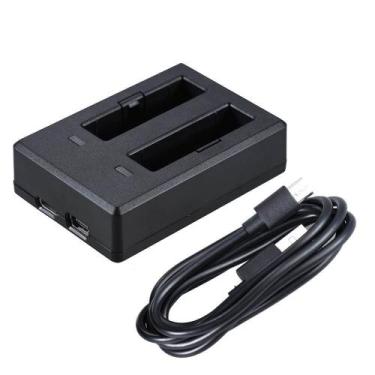 Imagem de Carregador Duplo Dual Battery Charger Para Câmera SJCam M20