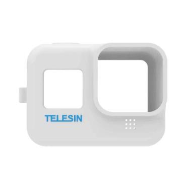 Imagem de Capa de Silicone para GoPro Hero 8 Black + Cordão Ajustável Telesin, B