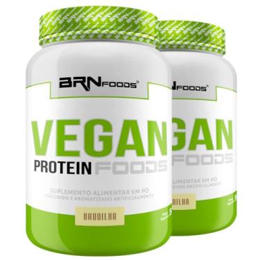 Imagem de Kit 2x Vegan Protein Baunilha 2kg - BRN Foods