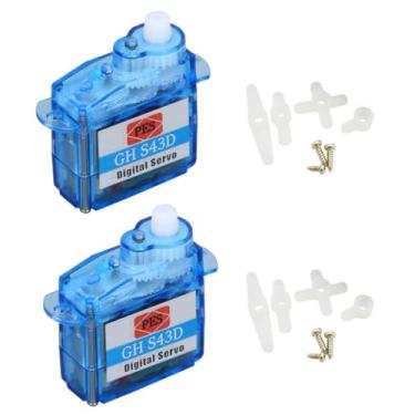 Imagem de SazkJere 2Pcs Mini Super Light 4.3g GH-S43D Digital Servo Micro Coreless Servo 3.6V-4.8V for Remote Control Aircraft Flight Direction RC Airplane