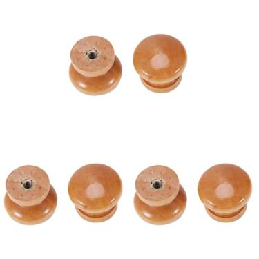 Imagem de Kit de Puxador de Madeira 30 Peças S/M/L para Gavetas e Portas de Guarda-roupa de Cozinha