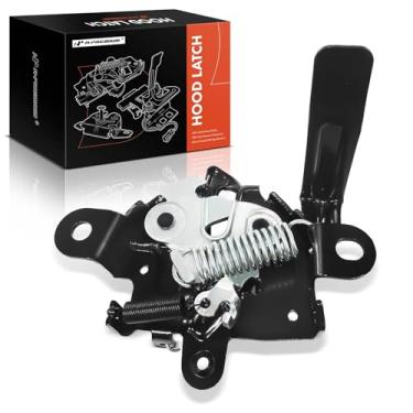 Imagem de A-Premium Conjunto de trava do capô dianteiro compatível com veículos Toyota - Yaris 2007-2012, Sedan, sem sistema de alarme, trava do capô dianteiro - Substituição # 5351052360