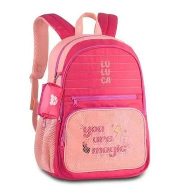 Imagem de Mochila costas Luluca Pandalu LU2461 - Clio, Rosa
