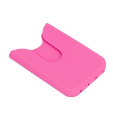 Imagem de Bolsa Atolada Suporte de Celular, Suporte de Silicone para Bolsas Bogg, Acessórios de Praia, Porta-chaves, Bolsa Com Zíper, Branco (Rose Red)