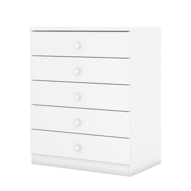 Imagem de Cômoda 5 Gavetas Henn Bala de Menta IA710-10 Branco SE