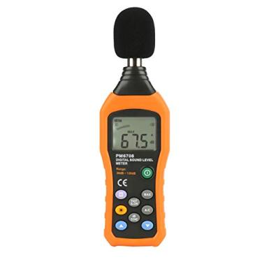 Imagem de PeakMeter PM6708 LCD Digital Sound Level Meter, Medidor de Ruído Compacto de A/C Com Luz de Fundo, para Monitorar Os Níveis de Ruído Em Vários Ambientes