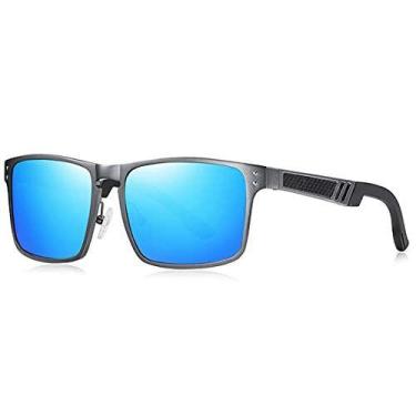 Imagem de Óculos de Sol Masculino Barcur Esportivo Design Quadrado Polarizados c