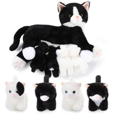 Imagem de Bicho de Pelúcia Skylety Nurturing Cat - 4 Gatinhos de 40cm