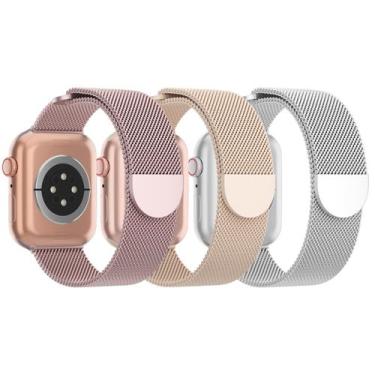 Imagem de Pulseira de Relógio Steezrd Mesh Metal - Compatível com Apple Watch 38
