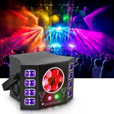 Imagem de Luz de Palco UKing 100W Bee Eye UV Strobe - Ideal para DJs