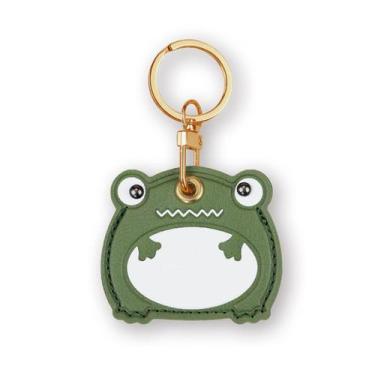 Imagem de Porta-Chaves de Couro para Apple AirTag - Verde