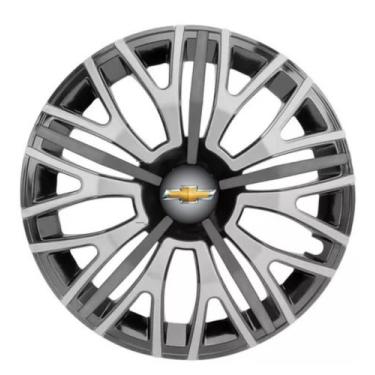 Imagem de Jogo Calota Triton Pta Aro 13 Para Corsa 2005 2006 2007 - Elitte Motor