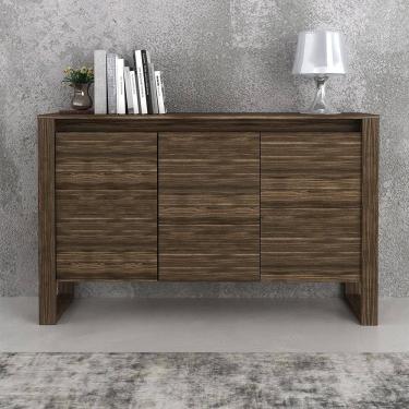 Imagem de Balcão para Escritório com 03 Portas ME4147 Nogal Tecnomobili