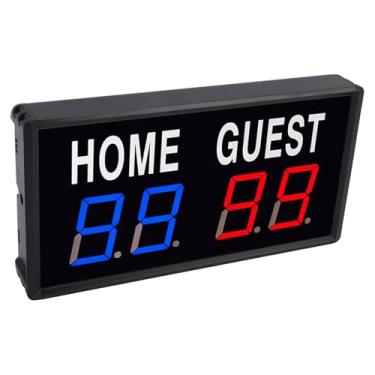 Imagem de Placar Digital Portátil, Placar Eletrônico LED, Goleiro de Pontuação Remota para Jogos de Tênis de Basquete de Basquete Badminton Powered 5V 2A Home