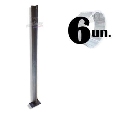 Imagem de Haste para fixação para concertina 30cm base - 6 unid. - JJ