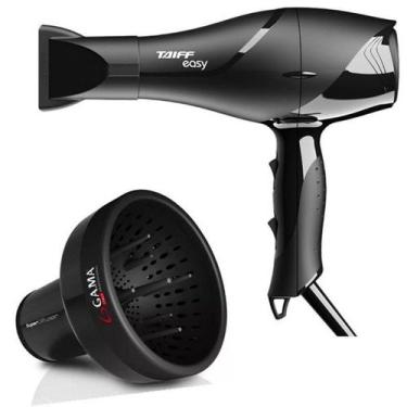 Imagem de Kit - secador de cabelo profissional taiff easy 1700w 220v + difusor d