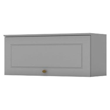 Imagem de Armário Aéreo 1 Porta Basculante 80 cm Americana Cinza – Henn