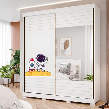 Imagem de Adesivo Para Guarda Roupa Astronauta Mod01