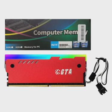 Imagem de Memoria 16Gb Ddr4 3200 Cl22 1.2v Desktop c/ Dissipador rgb GT16G3200L20DCR gta Tech