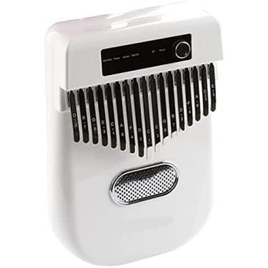 Imagem de Piano De Polegar Eletrônico Kalimba 17 Teclas - Kalimba/Piano/Guitarra/Guitarra Elétrica Quatro Modos De Comutação - Alto-falante Bluetooth Embutido - Função De Acompanhamento,Branco,Collector88