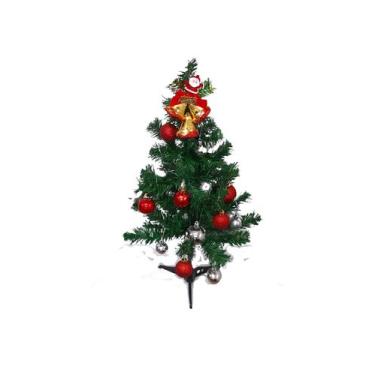 Imagem de Árvore de Natal Verde Pinheiro Natalino 60cm e 50 galhos - Goal Artigo