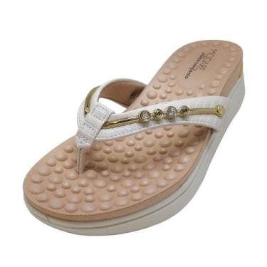 Imagem de Tamanco de Dedo Feminino Modare Chinelo Plataforma Casual Macio Sandál