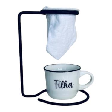 Imagem de Caneca Agata Coador PB Filha