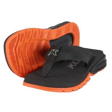 Imagem de Chinelo Sandália Kenner Orak Preto/Laranja 1901022100-6