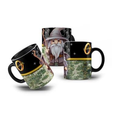 Imagem de Caneca de Porcelana O Senhor dos Anéis Mago Gandalf Coleção - VilelaGG