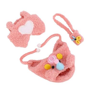 Imagem de Roupas de Boneca de 17 Cm, Roupa de Boneca Fofa Com Acessórios, Chapéu de Roupa e Conjunto de Bolsas, Kawaii Clouth para Bonecas de Pelúcia de 17 Cm, Sem Bonecas