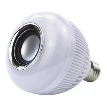 Imagem de Lâmpada Led Musical Rgb Bluetooth Controle Remoto 8 Cores