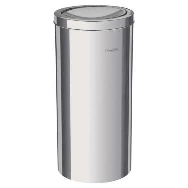 Imagem de Lixeira Tramontina 30 Litros Tampa Basculante Swing 94542/130 Inox