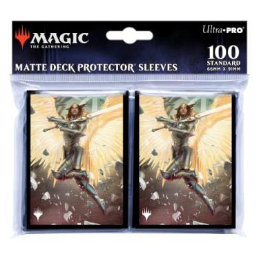 Imagem de Ultra PRO - March of The Machine 100 ct Deck Protector Sleeves ft. Arcanjo Elspeth for Magic: The Gathering, Protect & Store Colecionáveis Colecionáveis Cartas de Jogo e Evitar Danos de Cartas