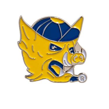 Imagem de Desert Cactus Alfinetes de lapela Texas A&M University Kingsville Logotipo TAMUK Javelinas esmaltado feito de metal (pino porky), Metal, Sem Pedra Preciosa