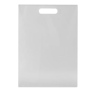 Imagem de Tábua de corte acrílica, tábua de cortar transparente, cabo de fácil aderência para cozinha, carne, frutas, legumes, queijo