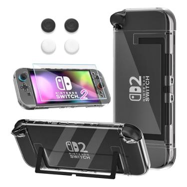 Imagem de GLDRAM Case Bundle for Switch 2 (Clear)