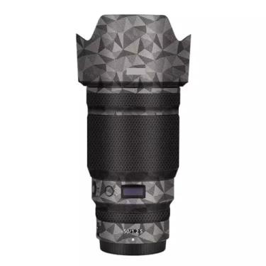 Imagem de Adesivo de lente de câmera para Nikon Z 50 mm F1.2S Película protetora de vinil decalque skin para 50 1.2 (titânio triangular)