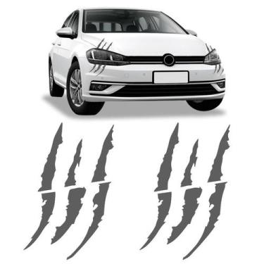 Imagem de Par De Adesivos Do Farol Garra Arranhão Carro Universal - SPORTINOX, G
