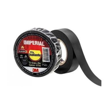 Imagem de Fita Isolante 3M Imperial Preta 20m