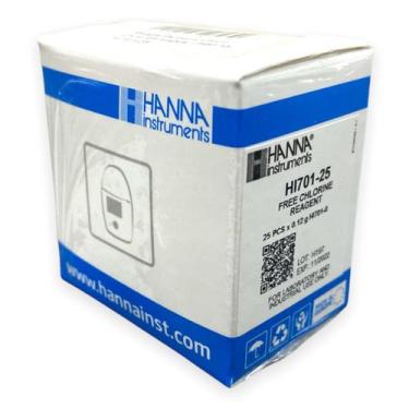 Imagem de Reagente para Cloro Livre 25 testes - Hanna HI701-25