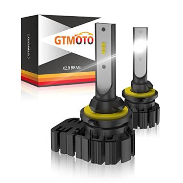 Imagem de GTMOTO Faróis De Led Tamanho Médio Para Polaris Ranger 500 E 570, Lâmpadas 4010253 50 W 886, Luzes Potentes Off-Road 6000 K, Branco Brilhante, Quadriciclo Utv, Pacote Com 2