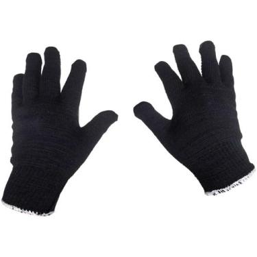 Imagem de Luva De Lã Inverno Frio Masculino Feminino Preta Adulto - Sarat Moda I