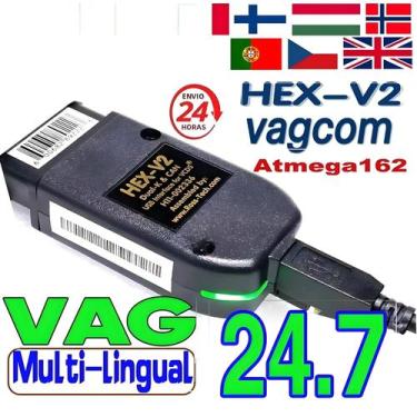 Imagem de Audi Skoda VW Ferramenta De Diagnóstico OBD2 2025 VAG COM HEX-V2 Scann