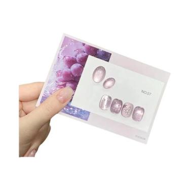 Imagem de Verde Rosa Azul Translúcido Olho De Gato Vidro Esfera Gel Esmalte 12ml