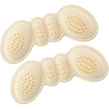 Imagem de Par Protetor Calcanhar，3 Cores(Bege)