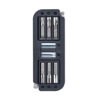 Imagem de SPYMINNPOO Kit de Ferramentas de Reparo de 10 Em 1 de Bicicleta, Chave de Várias Vezes Portátil para Bicicletas de Estrada e Montanha Com Alça de ABS Ergonômico (Preto)