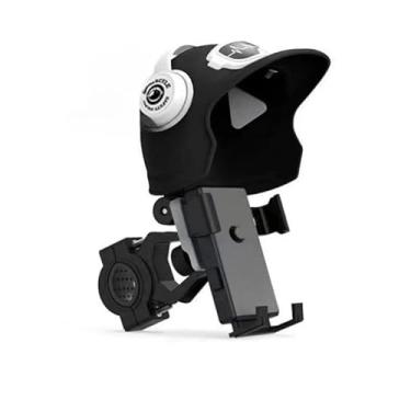 Imagem de Suporte Para Telefone Celular De Motocicleta Com Capacete Pequeno E Navegação Elétrica De Bicicleta À Prova D'água (ALEATORIA)