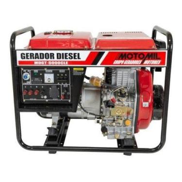 Imagem de Gerador a Disele MDG-5000CLE - 5KVA MON. 110/220V 60HZ MOTOMIL